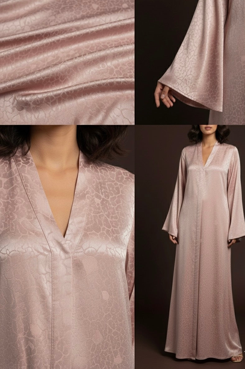Satin Jacquard Kaftan