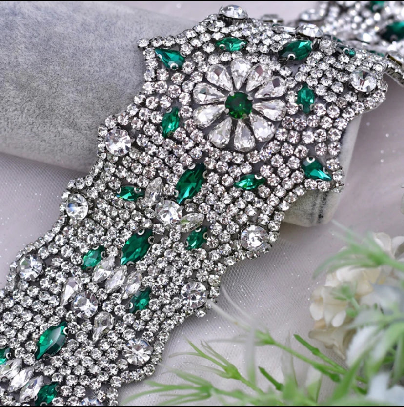 Glimmering Emerald Belt