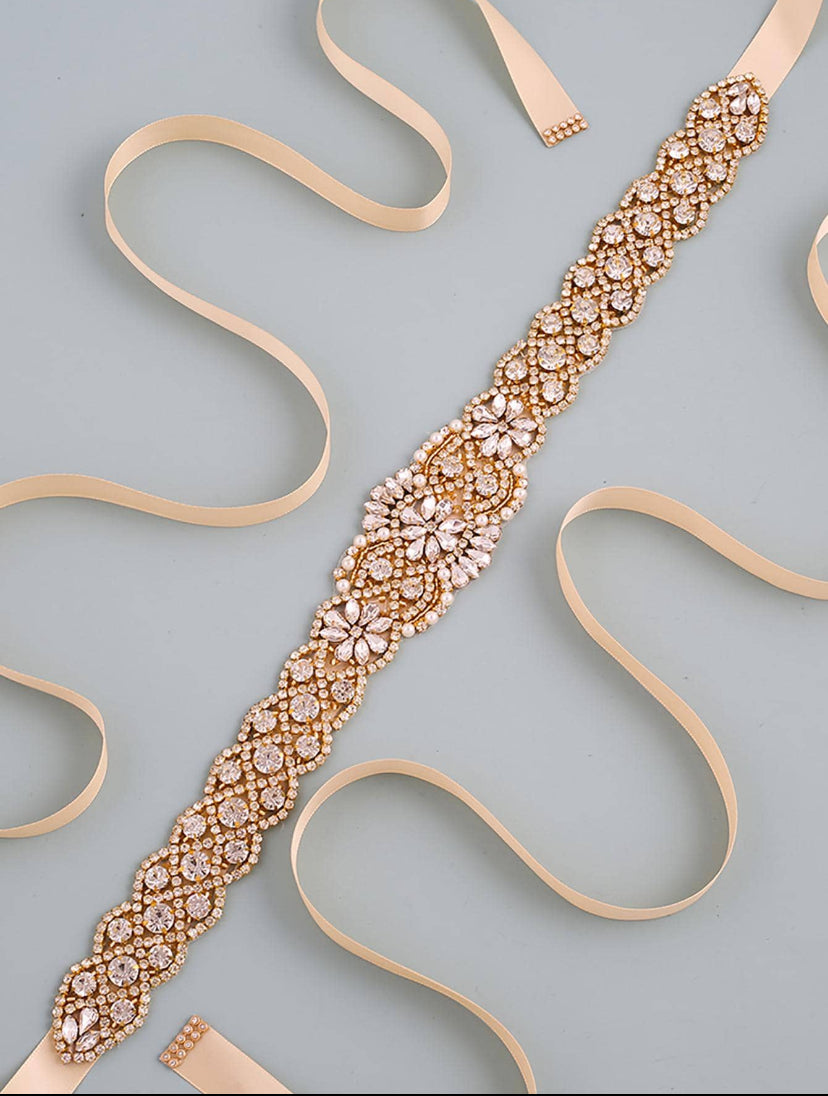 Aurora Bridal Crystal Belt