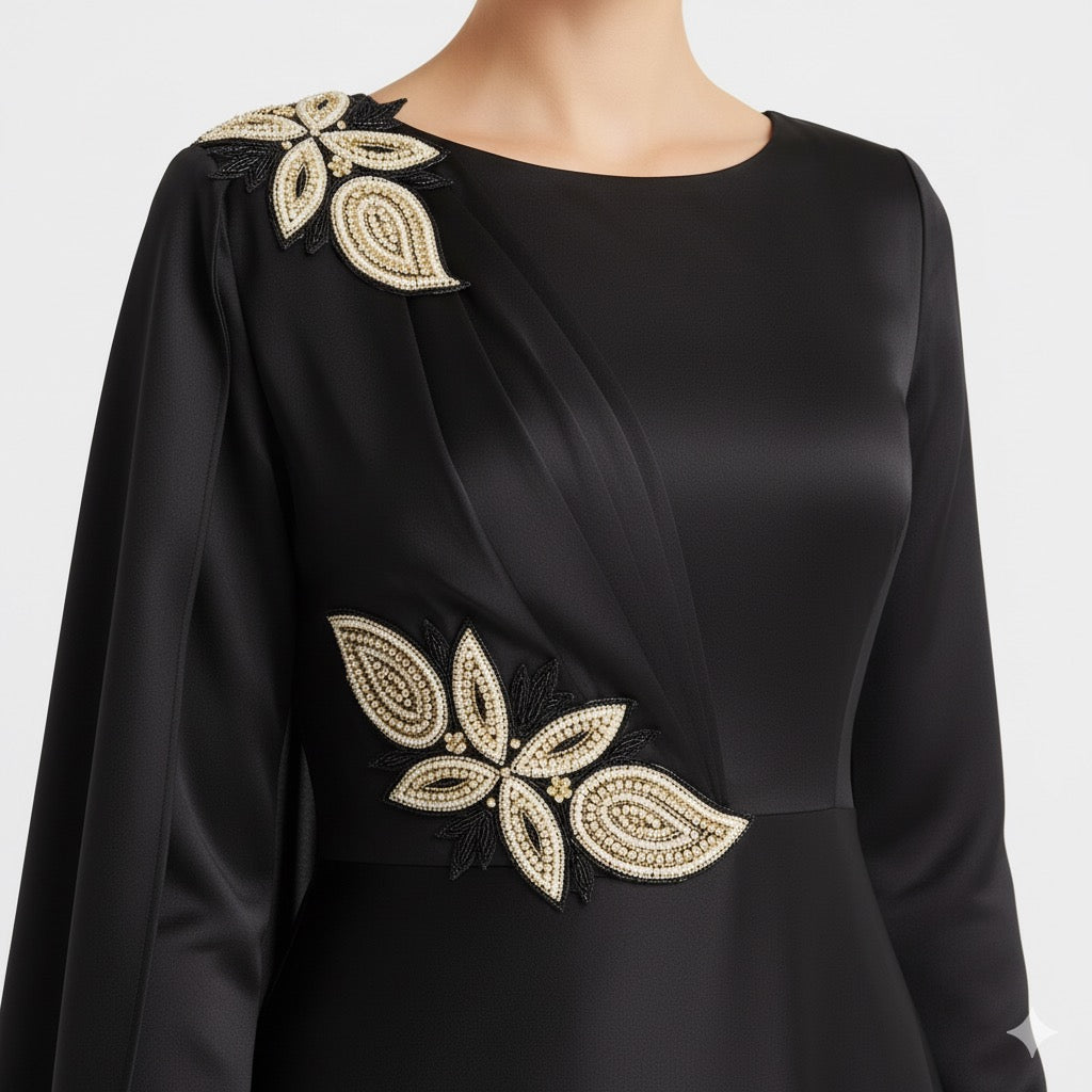 Lumina satin Gown