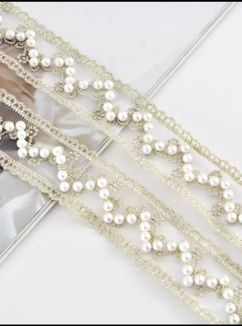 Pearl Beaded Trim