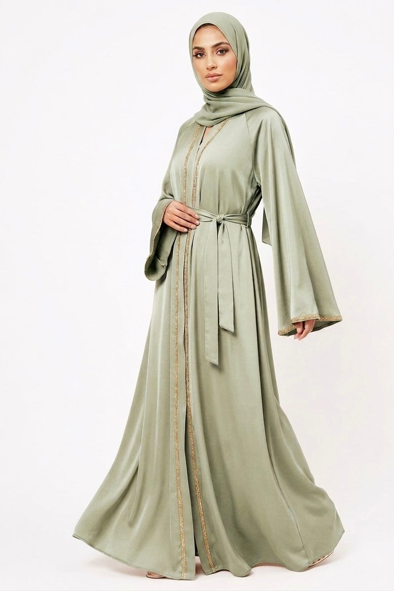 Aura Satin Abaya