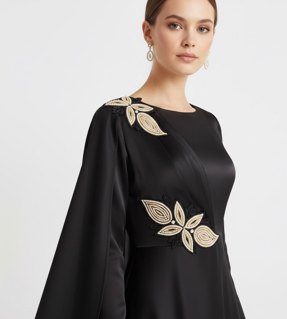 Lumina satin Gown