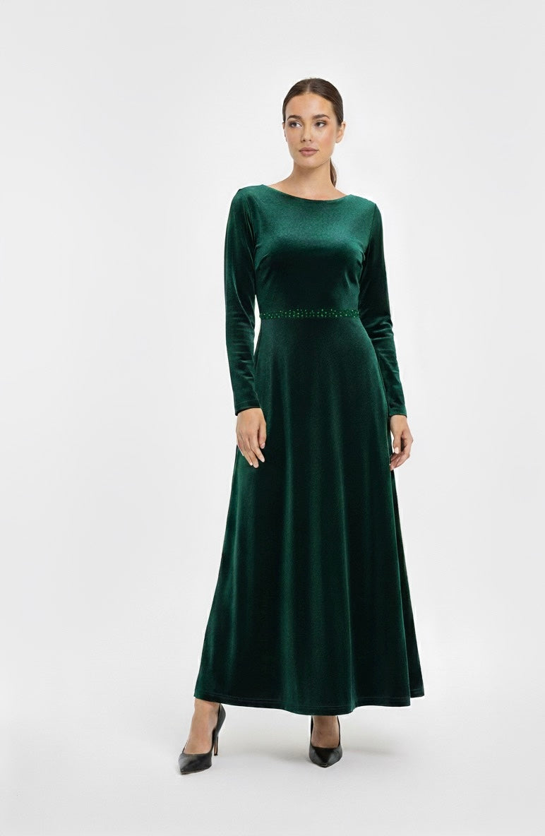 Emerald Luxe Dress