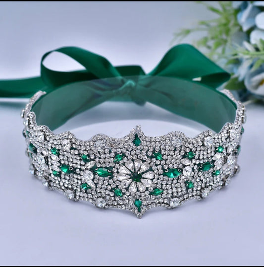 Glimmering Emerald Belt