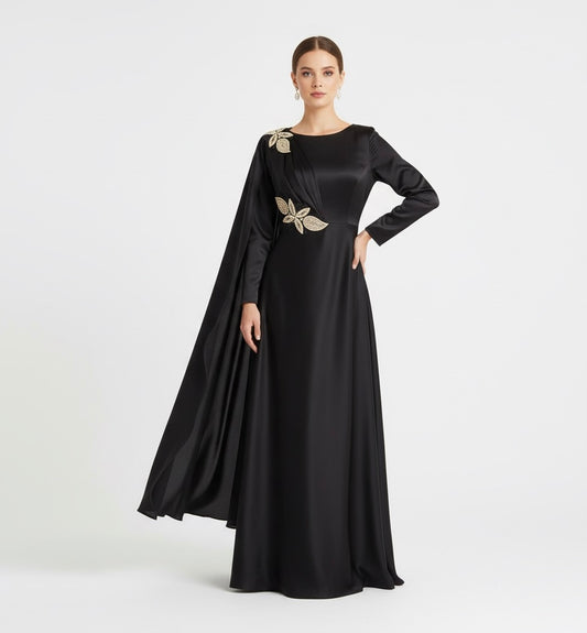 Lumina satin Gown