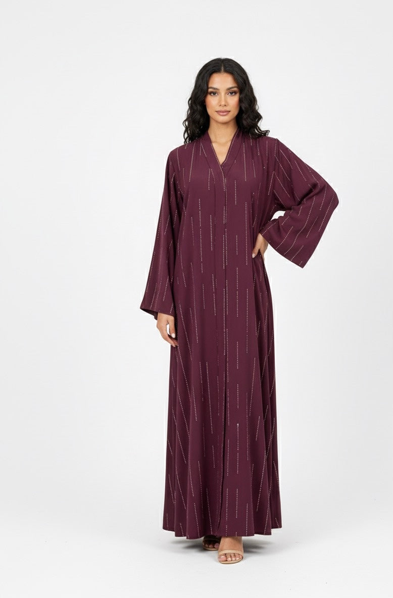 Velvet Mist Abaya